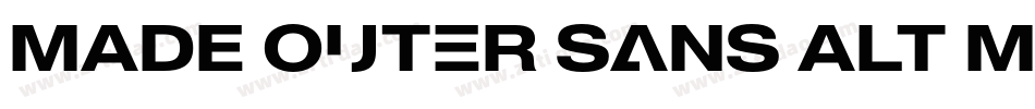 MADE Outer Sans Alt Medium PERSONAL USE字体转换